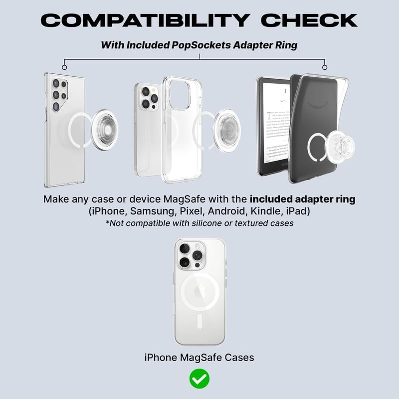 imagePopSockets Swappable PopTop for Phone Grips Compatible with Adhesive or MagSafe Bases Once Upon a TimeBookish Besties