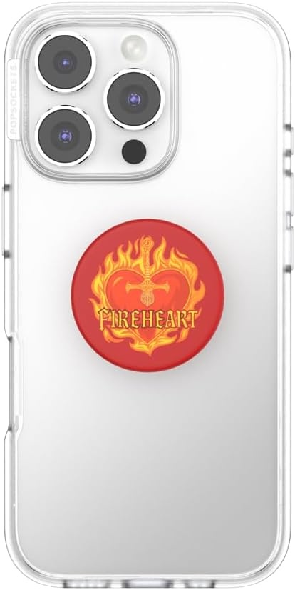 imagePopSockets Swappable PopTop for Phone Grips Compatible with Adhesive or MagSafe Bases Once Upon a TimeFireheart