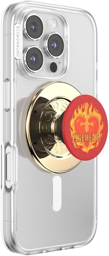 imagePopSockets Swappable PopTop for Phone Grips Compatible with Adhesive or MagSafe Bases Once Upon a TimeFireheart
