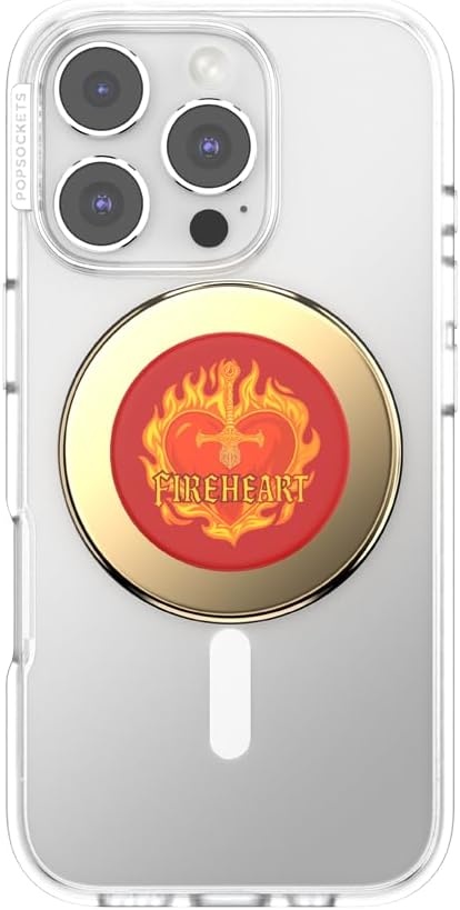 imagePopSockets Swappable PopTop for Phone Grips Compatible with Adhesive or MagSafe Bases Once Upon a TimeFireheart