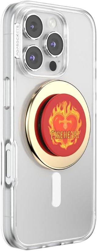 imagePopSockets Swappable PopTop for Phone Grips Compatible with Adhesive or MagSafe Bases Once Upon a TimeFireheart