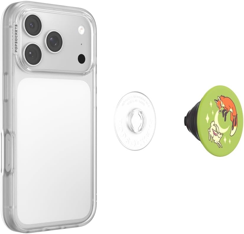 imagePopSockets Swappable PopTop for Phone Grips Compatible with Adhesive or MagSafe Bases Once Upon a TimeThe Fox and the Hare
