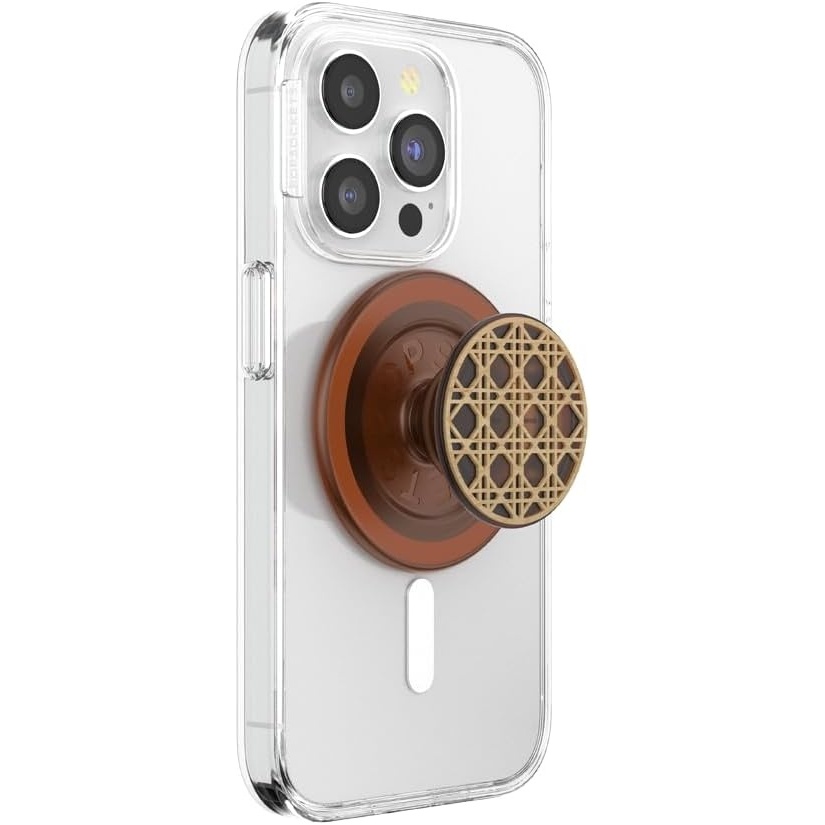 imagePopSockets Phone Grip for MagSafe Magnetic Holder Phone Stand Brown FATA Morgana AmberRaising Cane
