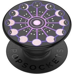 ​​​​PopSockets Phone Grip with Expanding Kickstand, Adhesive Grip, Enamel – Solar Flare(Lunar Cycle)