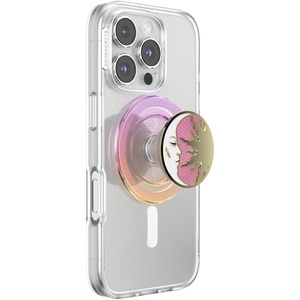 ​​​​PopSockets Phone Grip with Expanding Kickstand, Adhesive Grip, Enamel – Solar Flare(Lunar Dreams Pink)