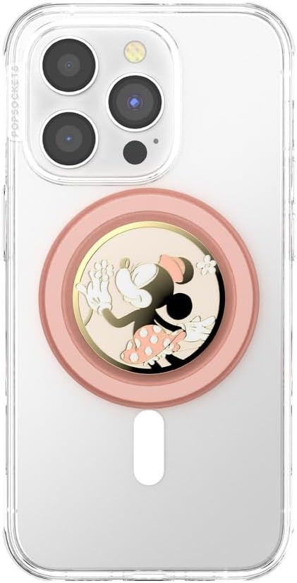 imagePopSockets Phone Grip for MagSafe Secure Magnetic Phone Grip amp Stand HandsFree Kickstand Wireless Charging Compatible Disney Heart Two CuteDaisy Sniff