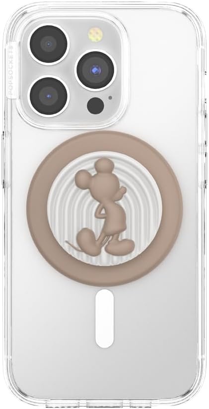 imagePopSockets Phone Grip for MagSafe Secure Magnetic Phone Grip amp Stand HandsFree Kickstand Wireless Charging Compatible Disney Heart Two CuteLatte Mickey