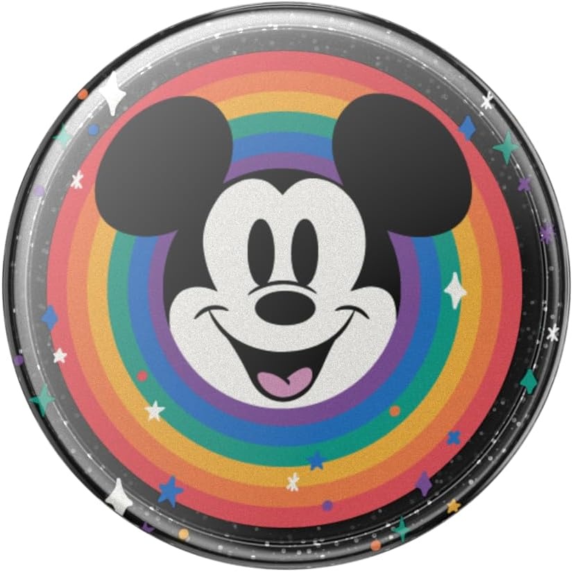 imagePopSockets Phone Grip for MagSafe Secure Magnetic Phone Grip amp Stand HandsFree Kickstand Wireless Charging Compatible Disney Heart Two CuteMickey Pride