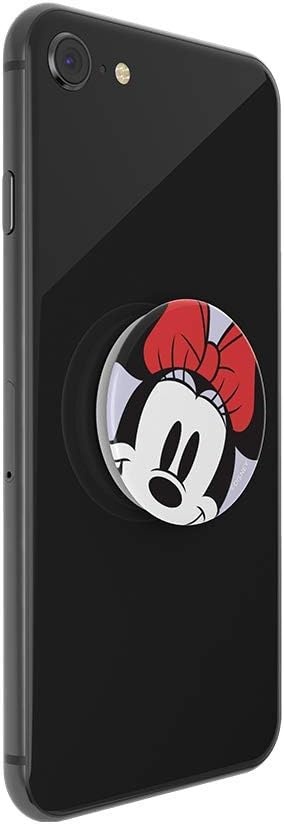 imagePopSockets Phone Grip for MagSafe Secure Magnetic Phone Grip amp Stand HandsFree Kickstand Wireless Charging Compatible Disney Heart Two CutePeekaboo Minnie
