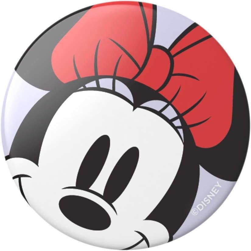 imagePopSockets Phone Grip for MagSafe Secure Magnetic Phone Grip amp Stand HandsFree Kickstand Wireless Charging Compatible Disney Heart Two CutePeekaboo Minnie
