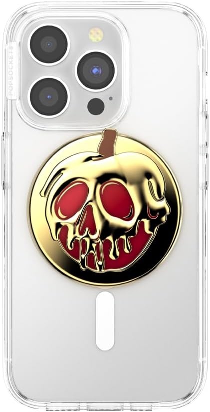 imagePopSockets Phone Grip for MagSafe Secure Magnetic Phone Grip amp Stand HandsFree Kickstand Wireless Charging Compatible Disney Heart Two CutePoison Apple