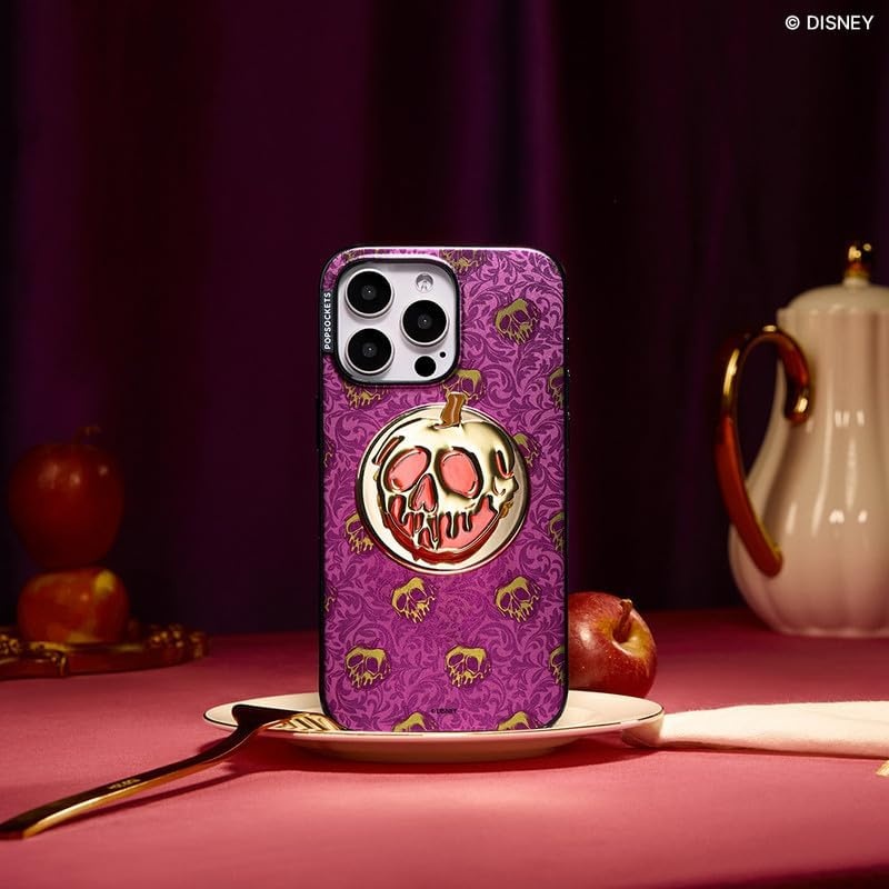 imagePopSockets Phone Grip for MagSafe Secure Magnetic Phone Grip amp Stand HandsFree Kickstand Wireless Charging Compatible Disney Heart Two CutePoison Apple