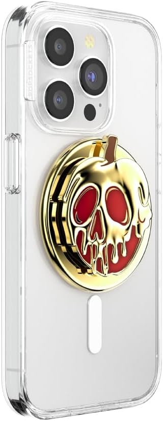 imagePopSockets Phone Grip for MagSafe Secure Magnetic Phone Grip amp Stand HandsFree Kickstand Wireless Charging Compatible Disney Heart Two CutePoison Apple