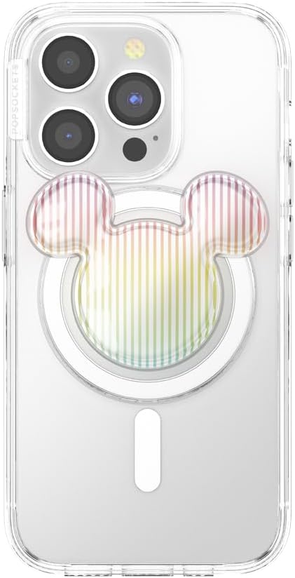 imagePopSockets Phone Grip for MagSafe Secure Magnetic Phone Grip amp Stand HandsFree Kickstand Wireless Charging Compatible Disney Heart Two CuteSherbert Mickey