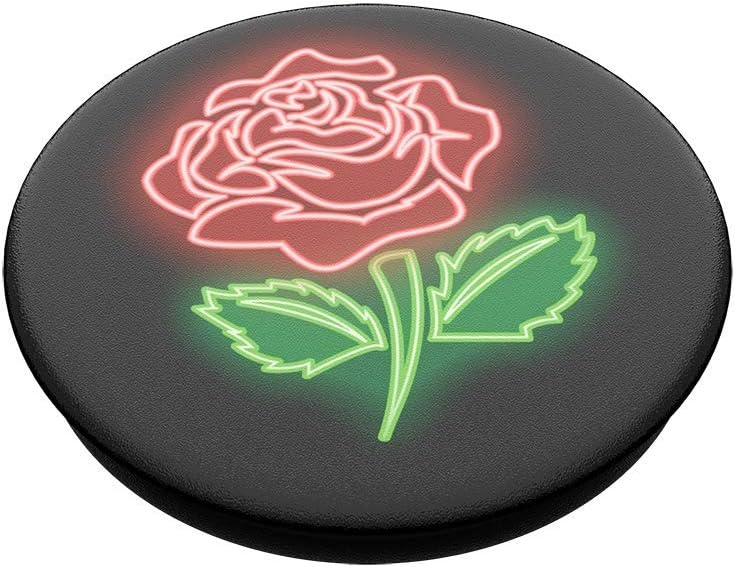 image:imagePopSockets Phone Grip with Expanding Kickstand Adhesive Grip Wallflower PaperNeon Rose
