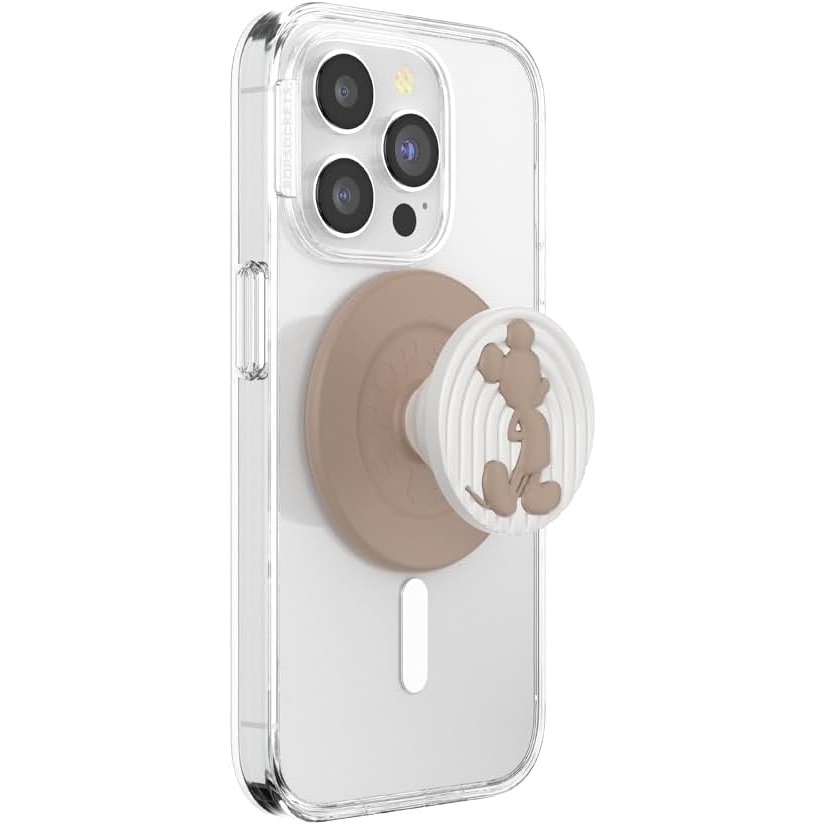 imagePopSockets Phone Grip for MagSafe Secure Magnetic Phone Grip amp Stand HandsFree Kickstand Wireless Charging Compatible Disney Heart Two CuteLatte Mickey