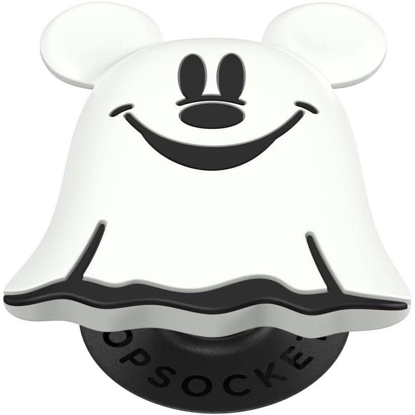 imagePopSockets Phone Grip for MagSafe Secure Magnetic Phone Grip amp Stand HandsFree Kickstand Wireless Charging Compatible Disney Heart Two CuteMickey Ghost