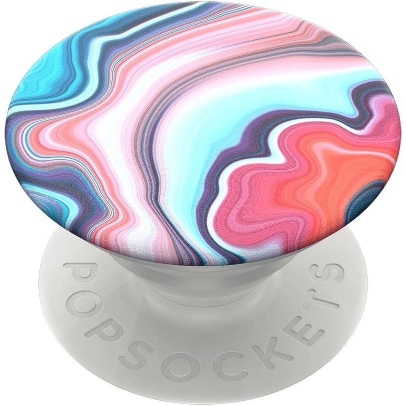 image:imagePopSockets Phone Grip with Expanding Kickstand Adhesive Grip Banded AgateBanded