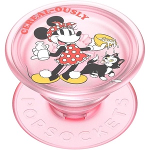 PopSockets Phone Grip for MagSafe, Secure Magnetic Phone Grip & Stand, Hands-Free Kickstand, Wireless Charging Compatible, Disney – Heart Two Cute(Cereal-ously Minnie)