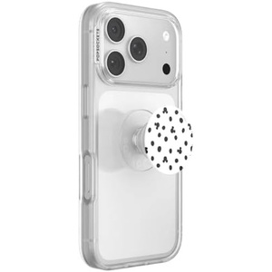 PopSockets Phone Grip for MagSafe, Secure Magnetic Phone Grip & Stand, Hands-Free Kickstand, Wireless Charging Compatible, Disney – Heart Two Cute(Mickey Polka Dot White Adhesive)