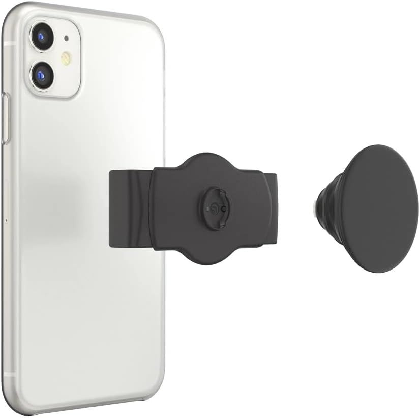 image:imagePopSockets Phone Grip Slide for Phones and Cases Sliding Phone Grip with Expanding Kickstand BlackBlack