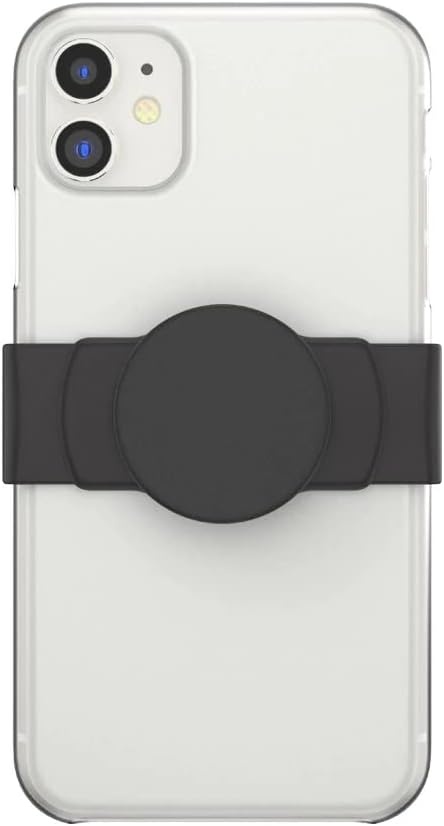 image:imagePopSockets Phone Grip Slide for Phones and Cases Sliding Phone Grip with Expanding Kickstand BlackBlack