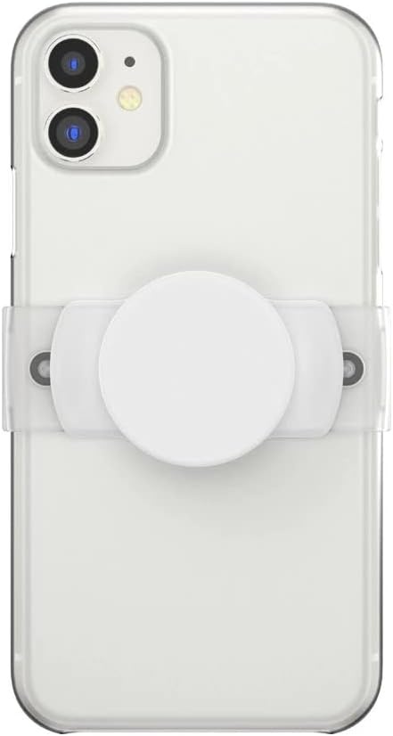 image:imagePopSockets Phone Grip Slide for Phones and Cases Sliding Phone Grip with Expanding Kickstand BlackWhite