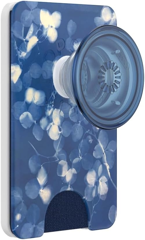 image:imagePopSockets Phone Wallet with Expanding Grip Phone Card Holder Wireless Charging Compatible Wallet Compatible with MagSafe Licorice DotPhantom Aspen