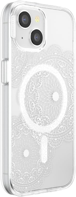 image:imagePopSockets iPhone 16 Pro Case Compatible with MagSafe Phone Case for iPhone 16 Pro Wireless Charging Compatible Case Only Black LaceDoily Life