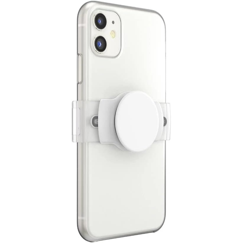 image:imagePopSockets Phone Grip Slide for Phones and Cases Sliding Phone Grip with Expanding Kickstand BlackWhite