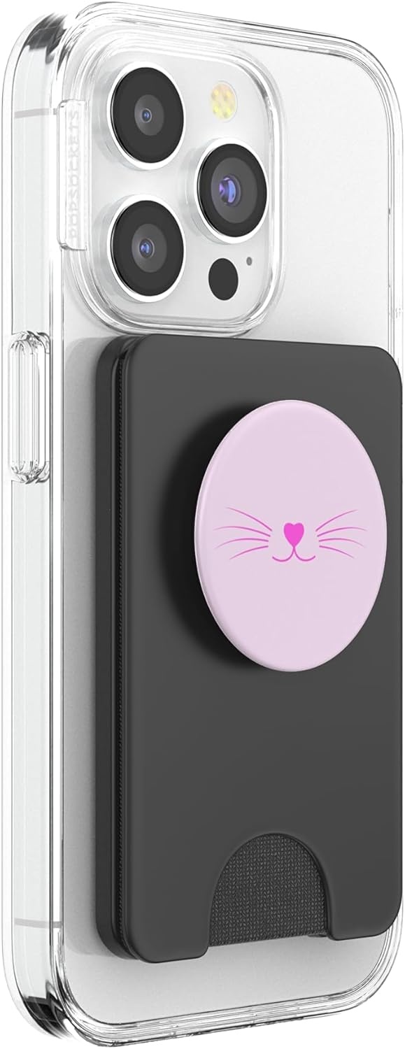 image:imagePopSockets Cat Phone Grip Kitty Nose PopSockets PopGrip for MagSafeMagnetic PopWallet