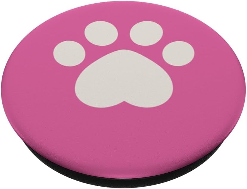 image:imagePopSockets Pet Phone Grip Pink Paw PopSockets PopGrip for MagSafeAdhesive PopGrip