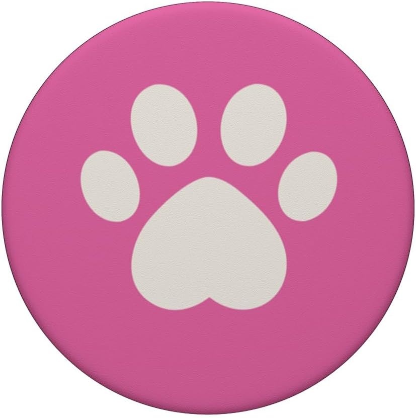 image:imagePopSockets Pet Phone Grip Pink Paw PopSockets PopGrip for MagSafeAdhesive PopGrip