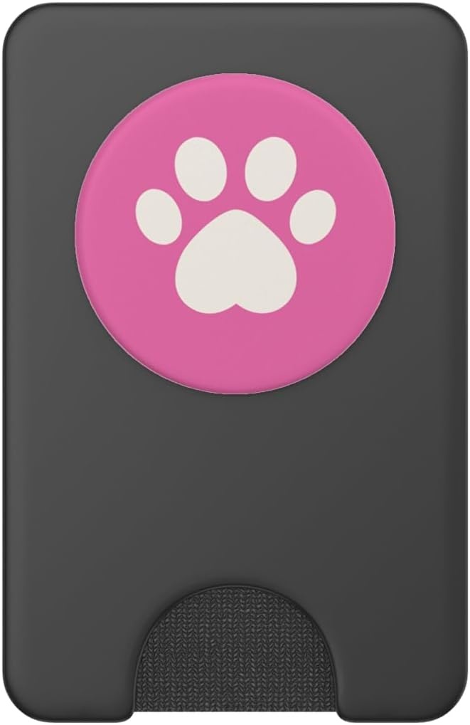 image:imagePopSockets Pet Phone Grip Pink Paw PopSockets PopGrip for MagSafeMagnetic PopWallet