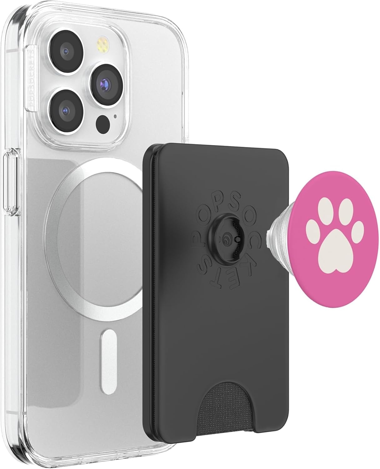 image:imagePopSockets Pet Phone Grip Pink Paw PopSockets PopGrip for MagSafeMagnetic PopWallet