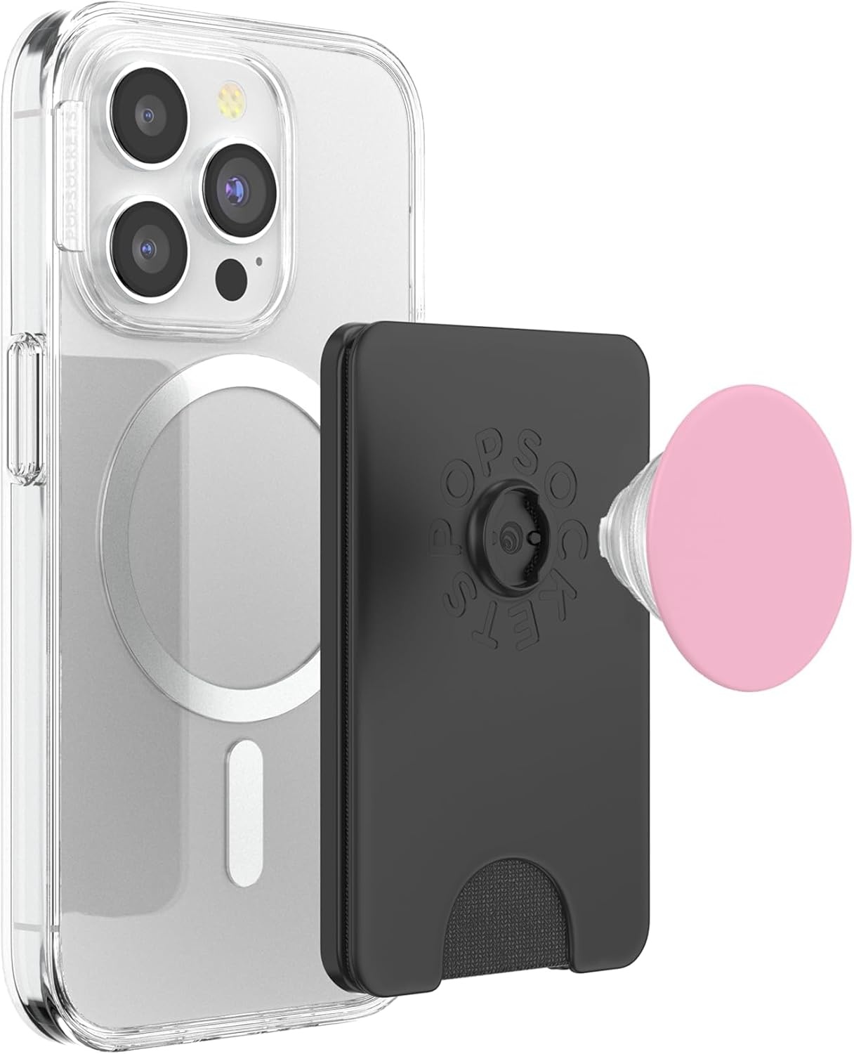 image:imagePopSockets Phone Grip Blushing Pink PopSockets PopGrip for MagSafeMagnetic PopWallet