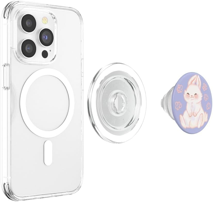image:imagePopSockets Phone Grip Fluffy Bunny PopSockets PopGrip for MagSafeMagnetic PopGrip