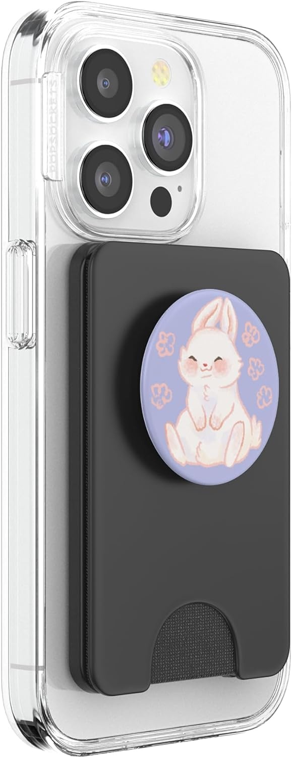 image:imagePopSockets Phone Grip Fluffy Bunny PopSockets PopGrip for MagSafeMagnetic PopWallet
