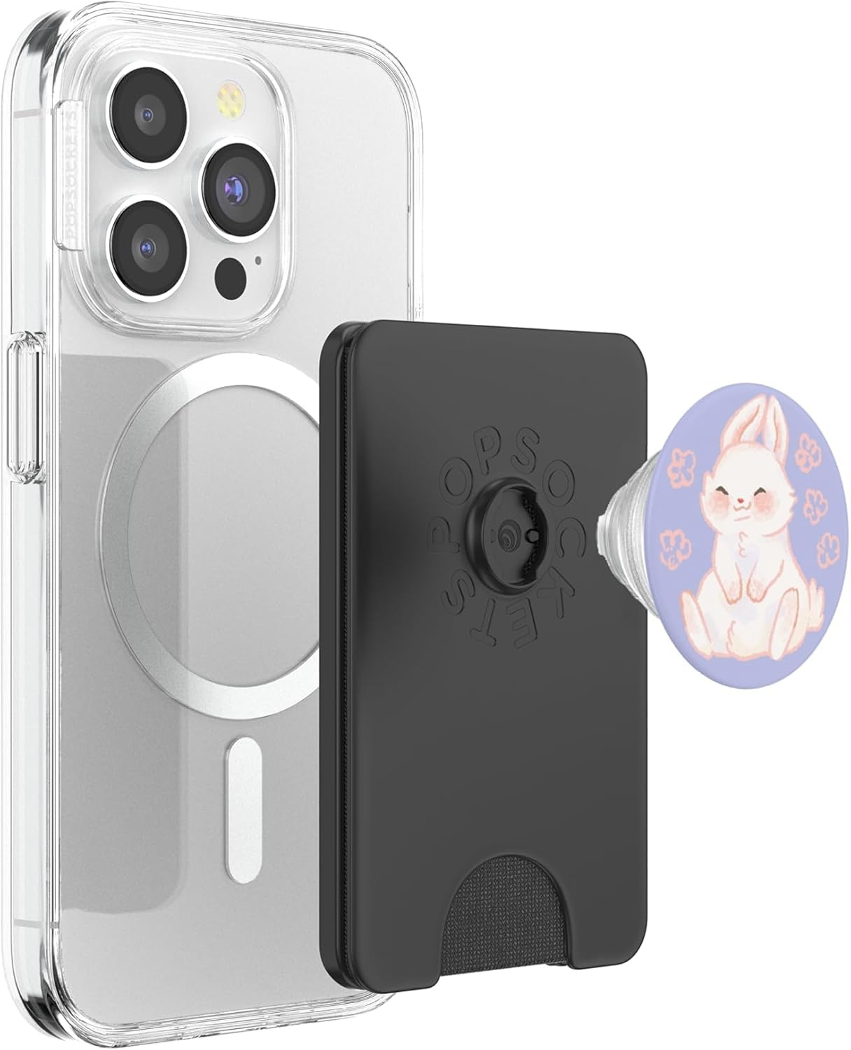 image:imagePopSockets Phone Grip Fluffy Bunny PopSockets PopGrip for MagSafeMagnetic PopWallet
