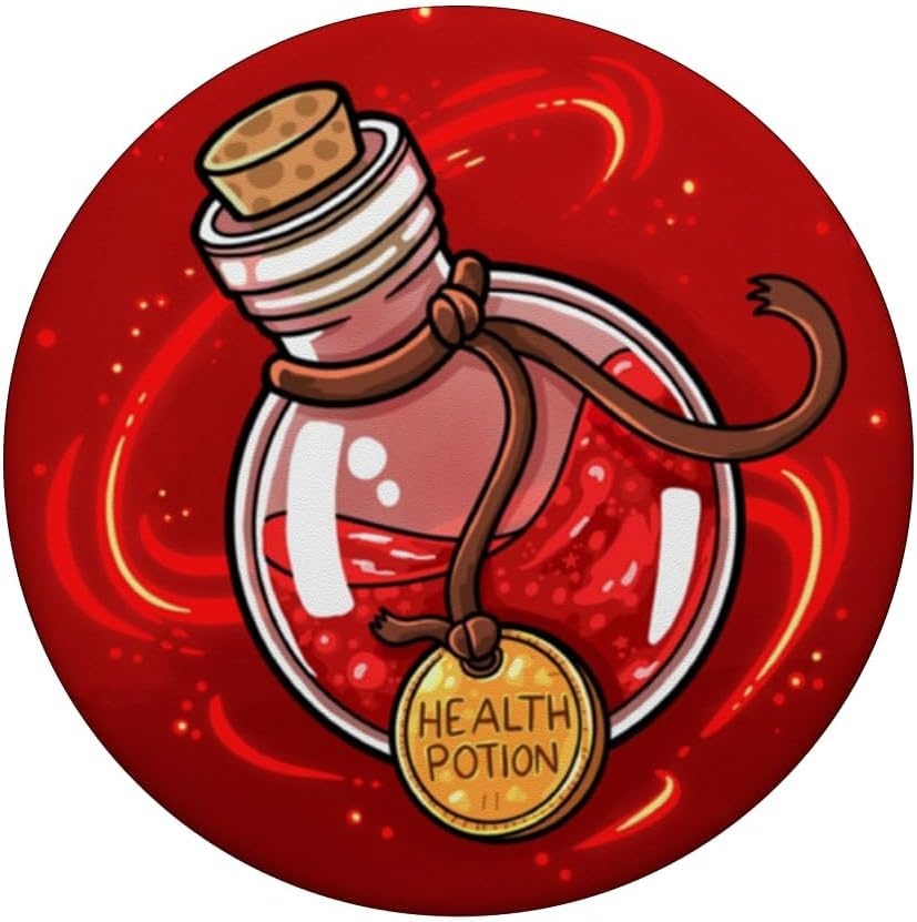 image:imagePopSockets Phone Grip Health Potion PopSockets PopGrip for MagSafeAdhesive PopGrip
