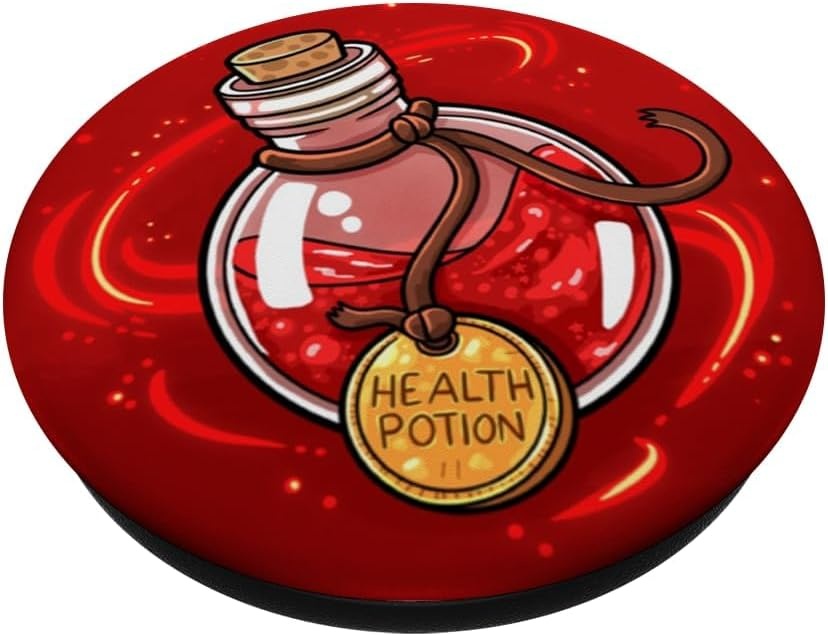image:imagePopSockets Phone Grip Health Potion PopSockets PopGrip for MagSafeAdhesive PopGrip
