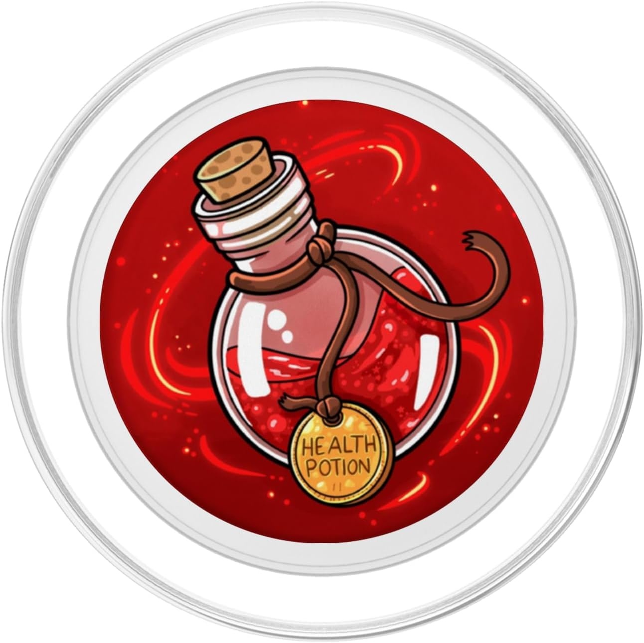image:imagePopSockets Phone Grip Health Potion PopSockets PopGrip for MagSafeMagnetic PopGrip