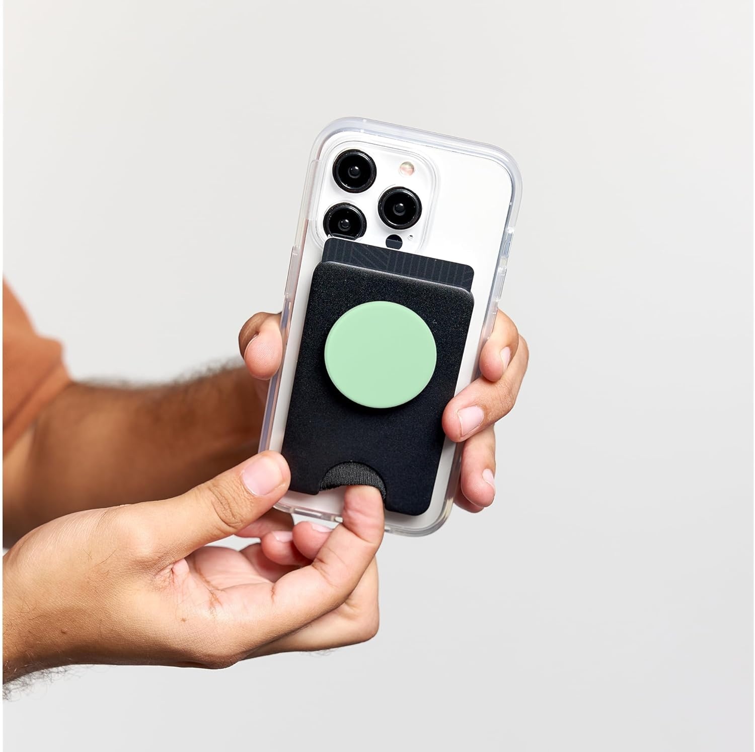 image:imagePopSockets Phone Grip Matcha Dew PopSockets PopGrip for MagSafeMagnetic PopWallet