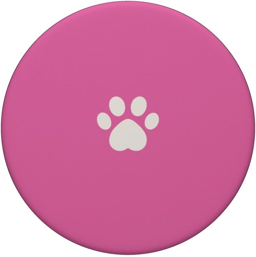 image:imagePopSockets Phone Grip Pet Paw Pink PopSockets PopGrip for MagSafeAdhesive PopGrip