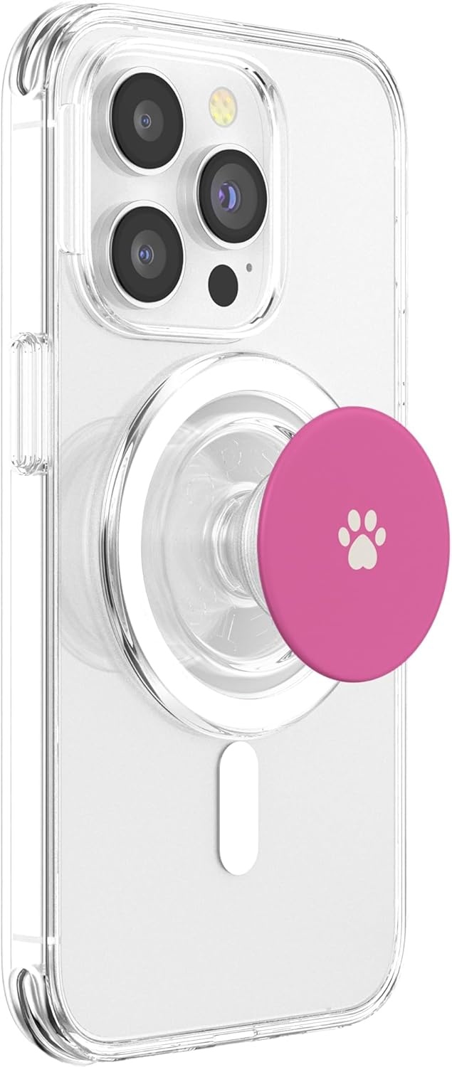 image:imagePopSockets Phone Grip Pet Paw Pink PopSockets PopGrip for MagSafeMagnetic PopGrip