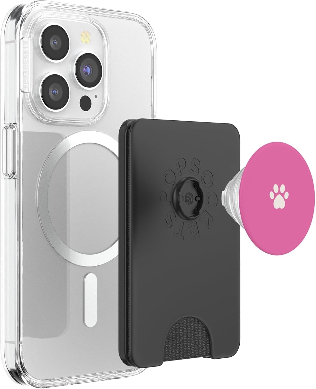 image:imagePopSockets Phone Grip Pet Paw Pink PopSockets PopGrip for MagSafeMagnetic PopWallet