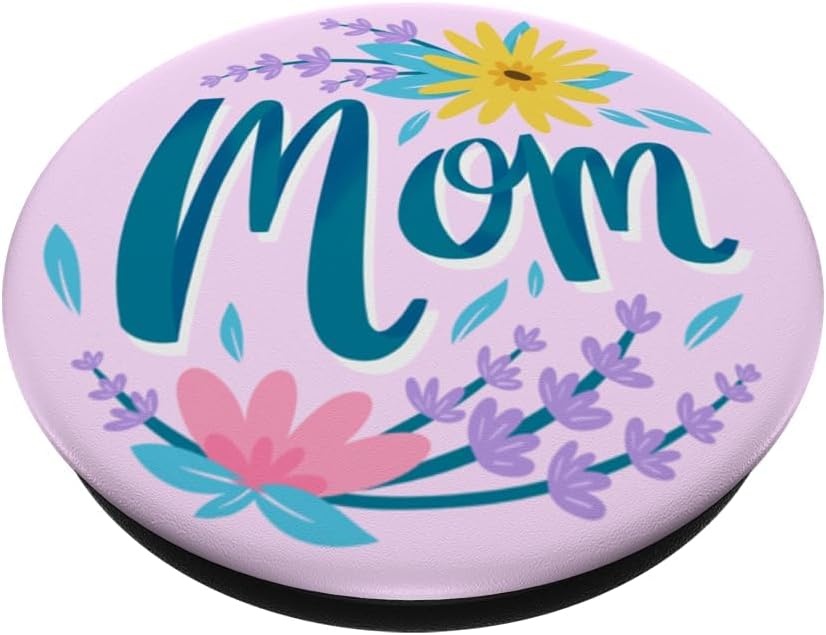 image:imagePopSockets Phone Grip Pink Floral Mom PopSockets PopGrip for MagSafeAdhesive PopGrip