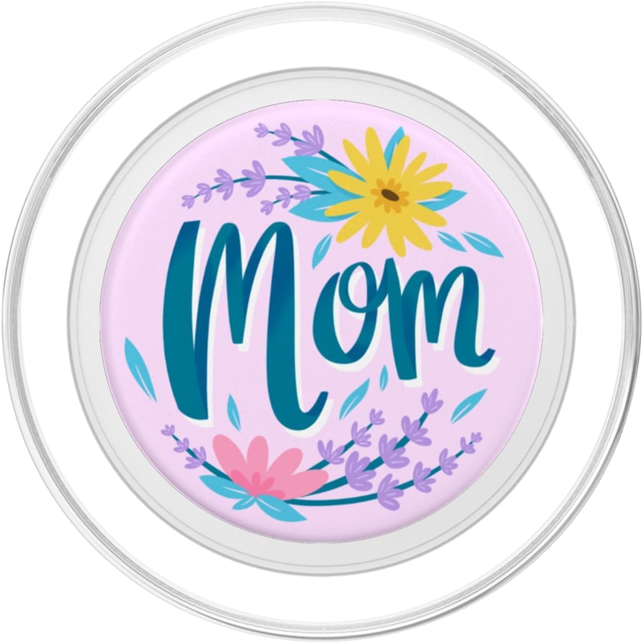 image:imagePopSockets Phone Grip Pink Floral Mom PopSockets PopGrip for MagSafeMagnetic PopGrip
