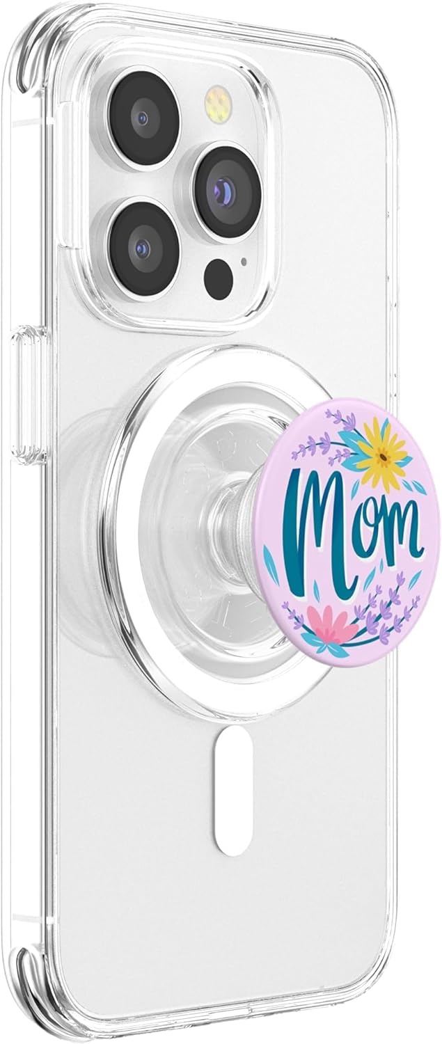 image:imagePopSockets Phone Grip Pink Floral Mom PopSockets PopGrip for MagSafeMagnetic PopGrip