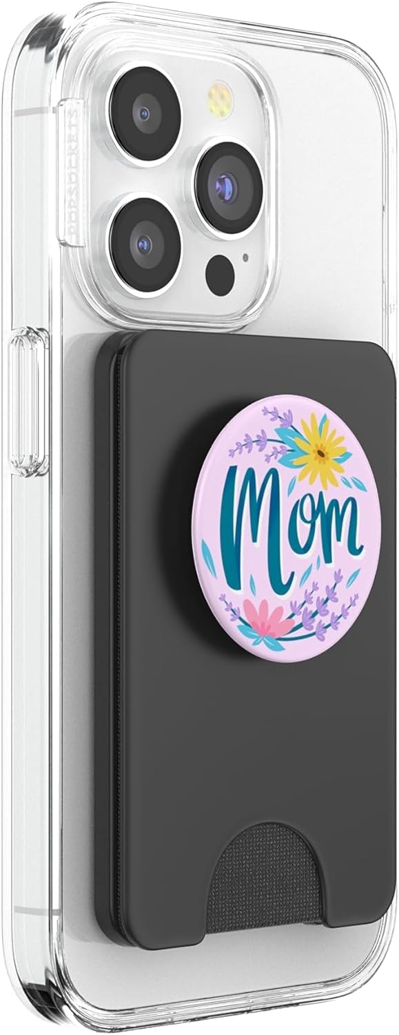 image:imagePopSockets Phone Grip Pink Floral Mom PopSockets PopGrip for MagSafeMagnetic PopWallet